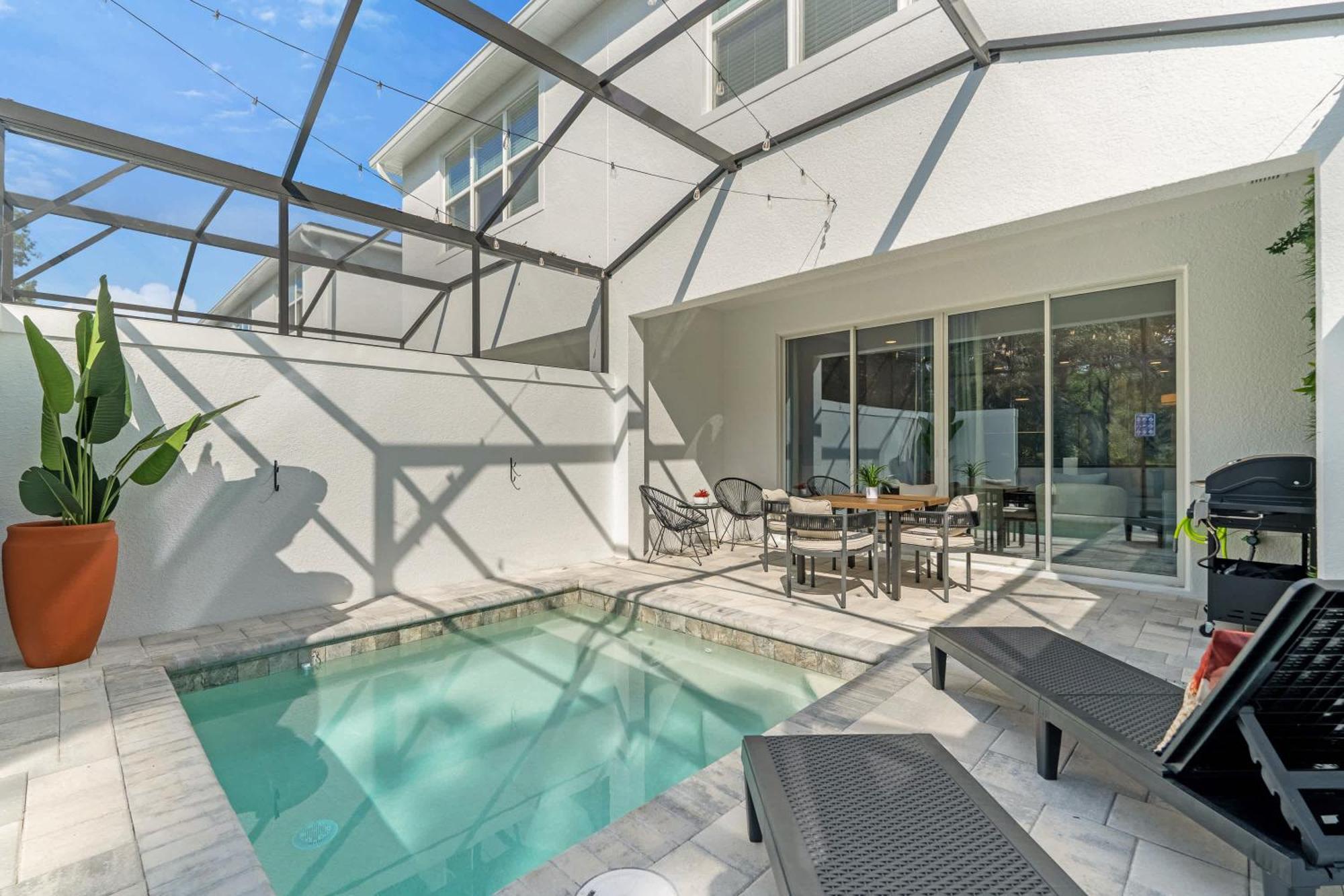 Upstay - Modern Family Townhouse W Private Pool Orlando Buitenkant foto